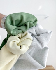 Áo Khoác Số 310-D 353 Hoodie Zip Trơn Tay Phồng