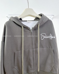 (DEAL) Áo Khoác Số 313-C Hoodie Zip In Chữ
