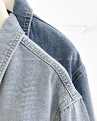 Áo Khoác Số 315-D 3301 Jean 2 Túi Nắp