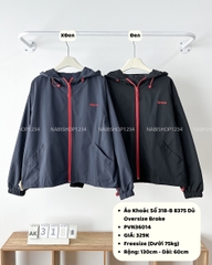 Áo Khoác Số 318-B 8375 Dù Oversize Broke