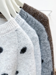 Áo Khoác Số 326-C Cardigan Chấm Bi