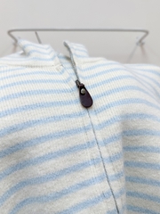 Áo Khoác Số 330-D Cổ Trụ Sọc Ngang