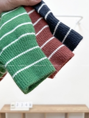 Áo Khoác Số 334-D Cardigan Kẻ Khuy Hoa