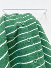 Áo Khoác Số 334-D Cardigan Kẻ Khuy Hoa