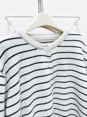 Áo Khoác Số 334-D Cardigan Kẻ Khuy Hoa