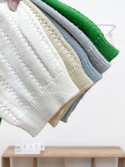 Áo Khoác Số 335-D Cardigan Cổ Nơ