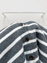 Áo Khoác Số 341-A Gile Kẻ Cổ V