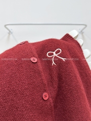 Áo Khoác Số 344-A Gile Thêu Nơ