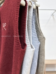 Áo Khoác Số 344-A Gile Thêu Nơ