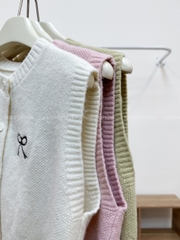 Áo Khoác Số 344-A Gile Thêu Nơ