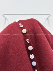 Áo Khoác Số 345-A Gile Khuy Màu