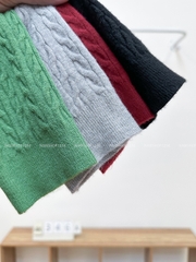 Áo Khoác Số 346-A Cardigan Lửng Thêu ER