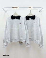 Áo Khoác Số 352-M Sweater Polo Thêu Chữ