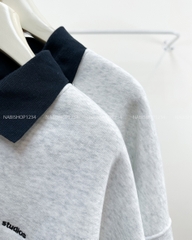 Áo Khoác Số 352-M Sweater Polo Thêu Chữ