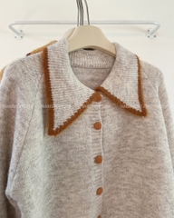 (G30K) Áo Khoác Số 357-D Cardigan Polo Cổ Bẻ Viền Màu