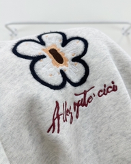 (G30K) Áo Khoác Số 363-D 1808 Sweater Polo Thêu Hoa