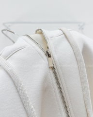 Áo Khoác Số 369-D Zip Lửng Mũ Viền