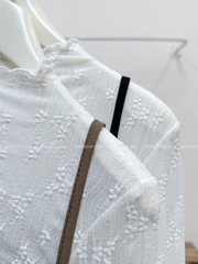 (DEAL) Áo Kiểu Số 316-C Set TD Hoa Nổi+2s