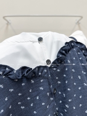 (DEAL) Áo Kiểu Số 317-C BBD Phối 2S Hoa