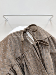 Áo Kiểu Số 319-D Set TD + 2s Hoa Nhí