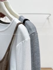 Áo Kiểu Số 319-D Set TD + 2s Hoa Nhí