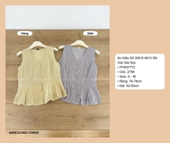 Áo Kiểu Số 336-D 8612 SN Giả Gile Sọc