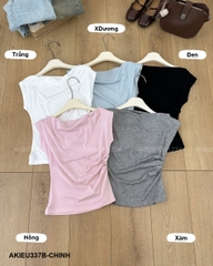 Áo Kiểu Số 337-B 8792 Trễ Vai Nhún Eo