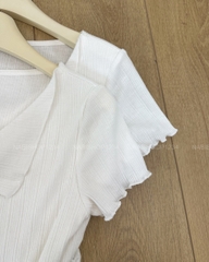 Áo Kiểu Số 340-M TN Cổ Bẻ Nhún Eo