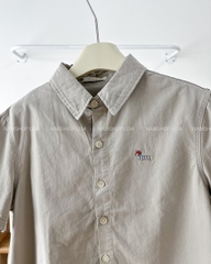 Áo Sơ Mi Số 243-B TN Kaki Lửng Thêu Cún