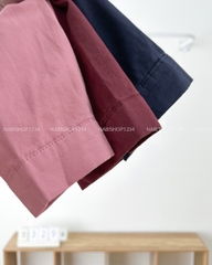 Áo Sơ Mi Số 329-B 7125 TD Lai Bầu Nút Bấm