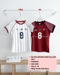 Áo Thun Số 298-D 6265 Tay Lưới Số 8