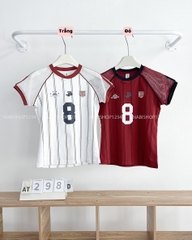 Áo Thun Số 298-D 6265 Tay Lưới Số 8