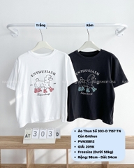 Áo Thun Số 303-D 7157 TN Cún Enthus