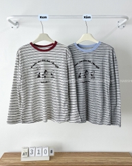 Áo Thun Số 310-B 657 TD Sọc Ngang Snoopy