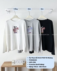 Áo Thun Số 312-B 7729 TD Mickey