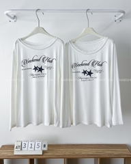 Áo Thun Số 315-B 7237 TD Lệch Vai Ren