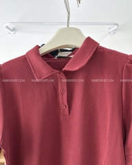 Áo Thun Số 318-B 3571 Polo TN Nhún Vai Trơn