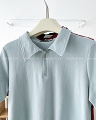 Áo Thun Số 319-B 3536 TN Polo Dây Kéo Trơn