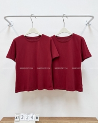 Áo Thun Số 324-B 609 TN Trơn