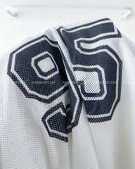 Áo Thun Số 327-B 7178 TD Cổ V Lưới 95