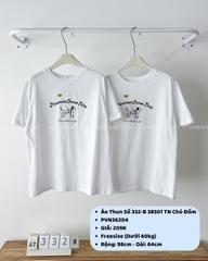 Áo Thun Số 332-B 38501 TN Chó Đốm