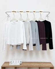 Áo Thun Số 338-M 3232 TD Trơn Lai Bầu