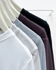 Áo Thun Số 338-M 3232 TD Trơn Lai Bầu