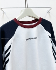 Áo Thun Số 342-D 8316 TD Raglan Sọc