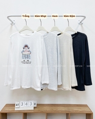 Áo Thun Số 343-D 223 TD Búp Bê Ngọc Trai