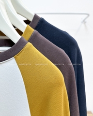 Áo Thun Số 344-D 2501 TD Raglan Gấu 2 Mặt