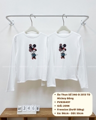Áo Thun Số 346-D 2513 TD Mickey Bóng
