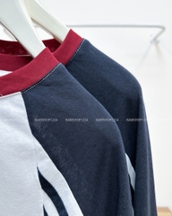 Áo Thun Số 347-A TD Raglan Sọc Studio