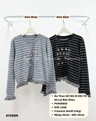 Áo Thun Số 350-M 393 TD Kẻ Lai Bèo Kitty