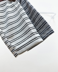 Áo Thun Số 353-M TD Polo Viền Kẻ Ngang